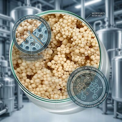 ACD-100 Amino Carboxylic Acid Chelating Resin Removes Cu Ni Zn from Electroplating Wastewater Treatment